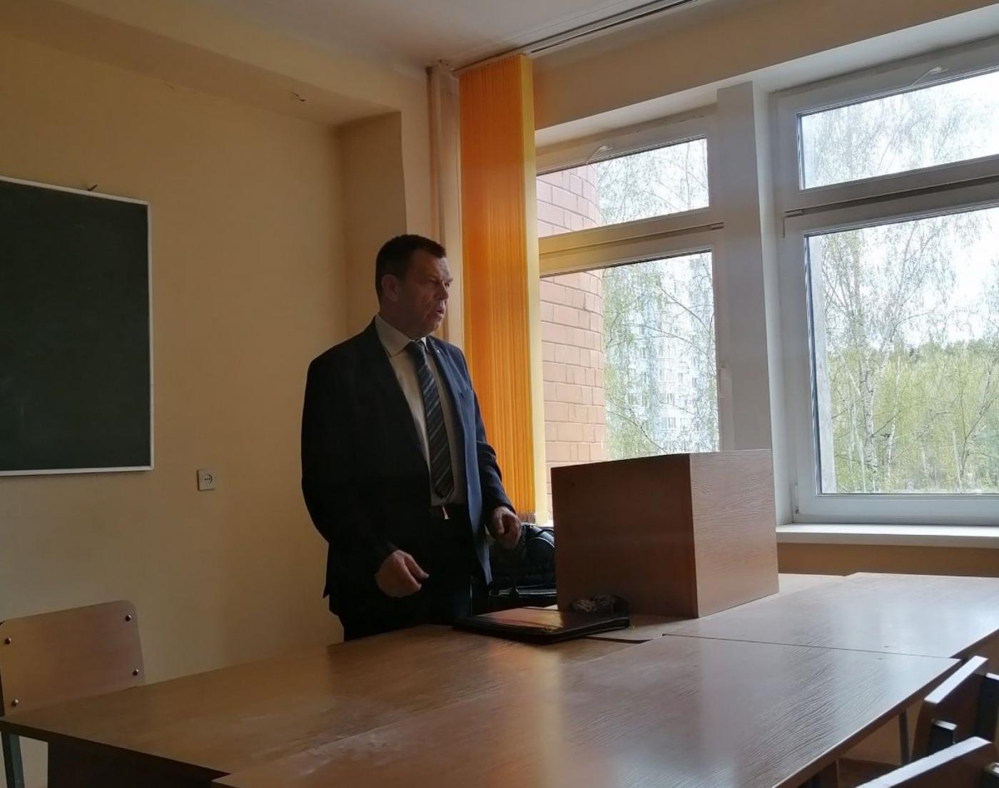 Встреча с проректором БНТУ Василием Анатольевичем Алексеенко на ФТК